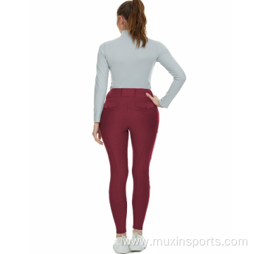 Wholesale Pocket Full Seat Riding Breeches Equestrian Women